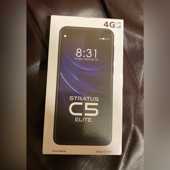 Cloud Mobile Stratus C5 Elite-16GB Black Smartphone Powered by Android (sealed) - Picture 3 of 7